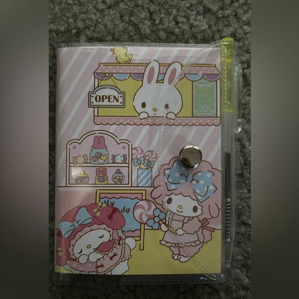My melody mini notepad with pen